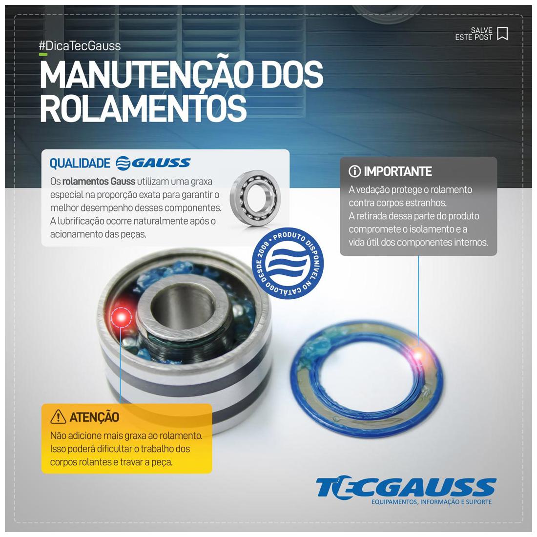 Rolamento de Esferas - Gauss - GRB17126 - (4)