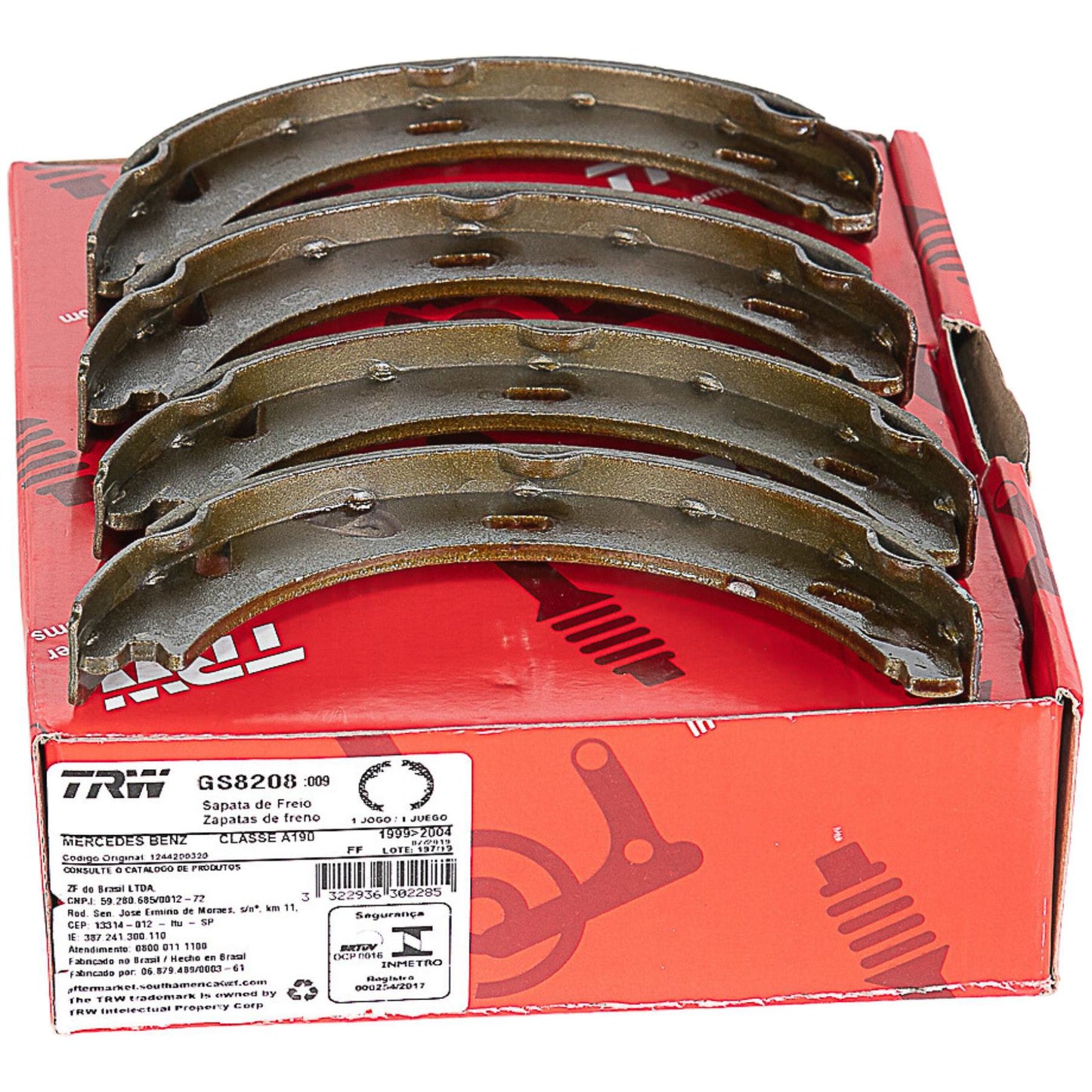 Sapatas Freio Traseiro Direito Esquerdo - TRW - GS8208 - (1)