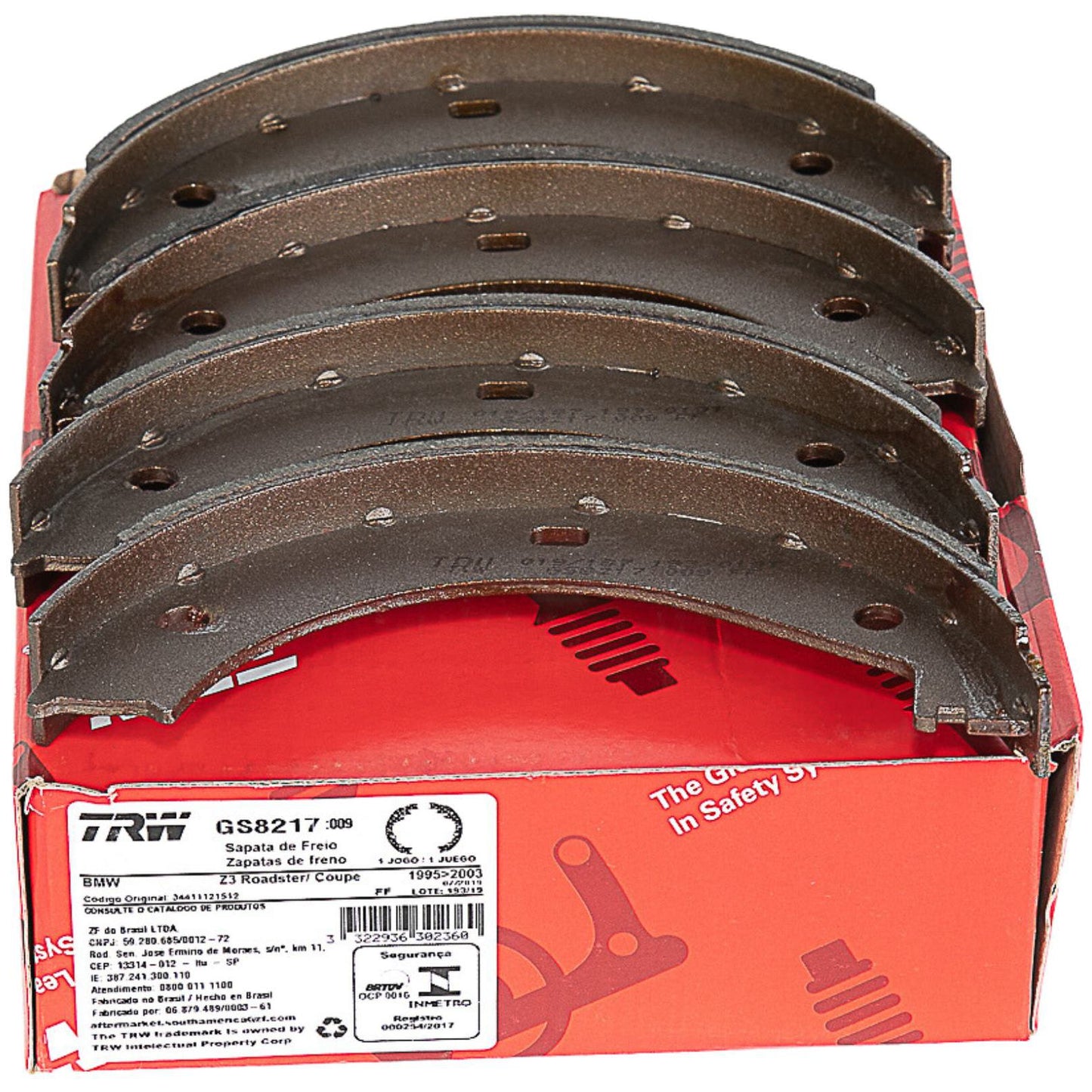 Sapatas Freio Traseiro Direito Esquerdo - TRW - GS8217 - (1)
