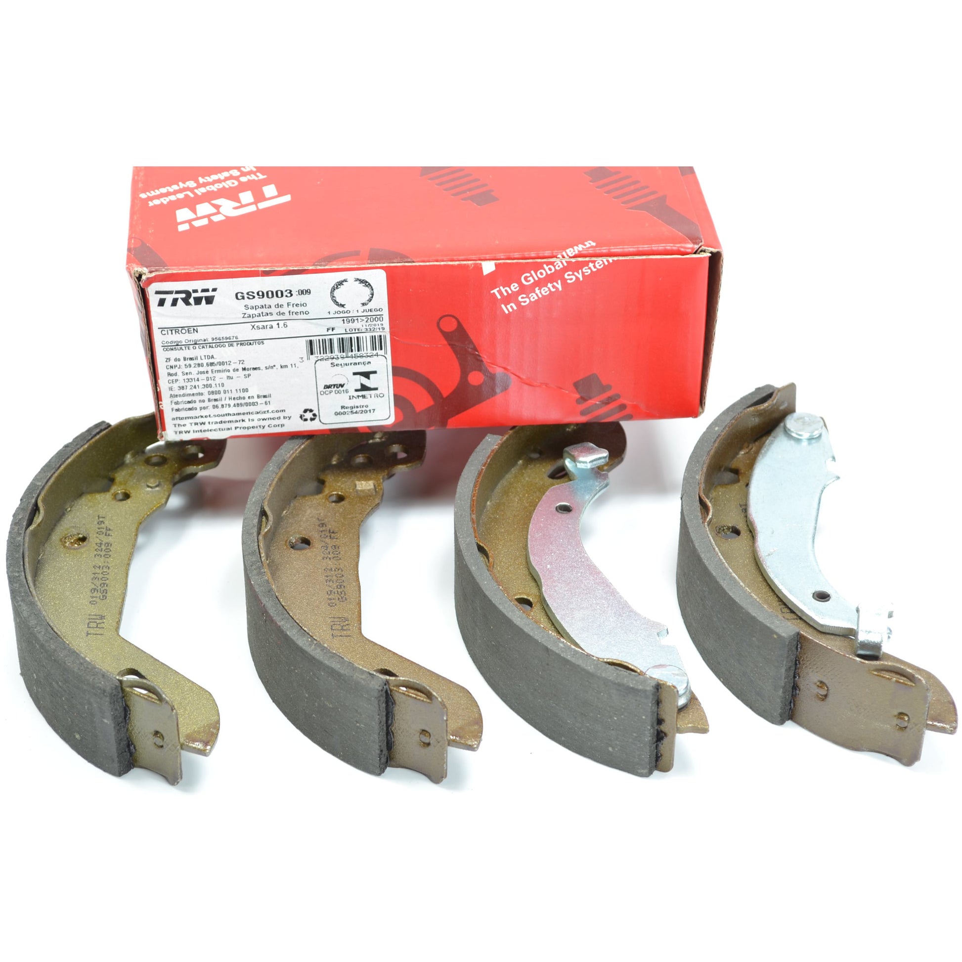 Sapatas Freio Traseiro Direito Esquerdo - TRW - GS9003 - (1)