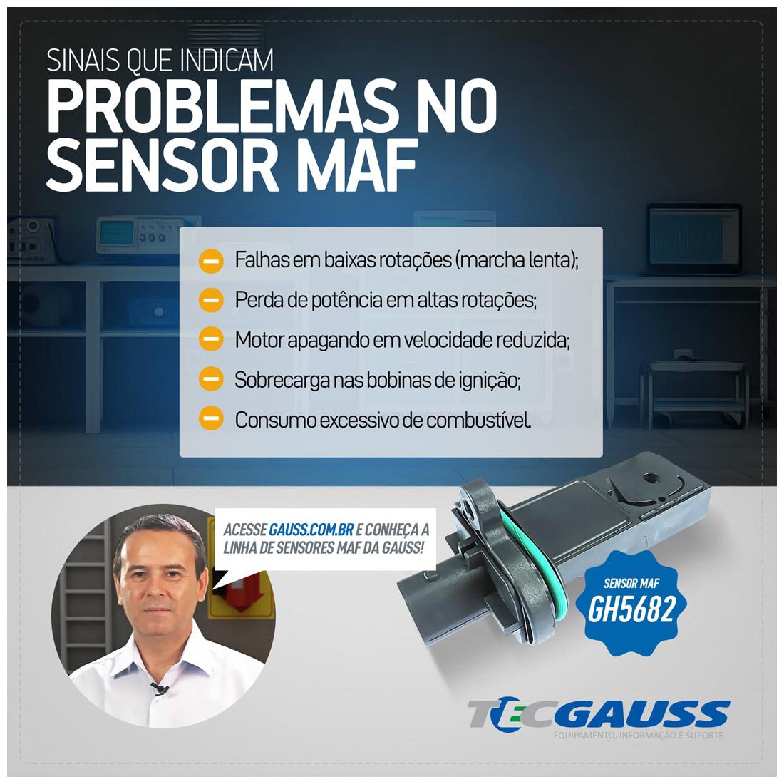 Sensor de Fluxo de Ar - Gauss - GH5791 - (3)