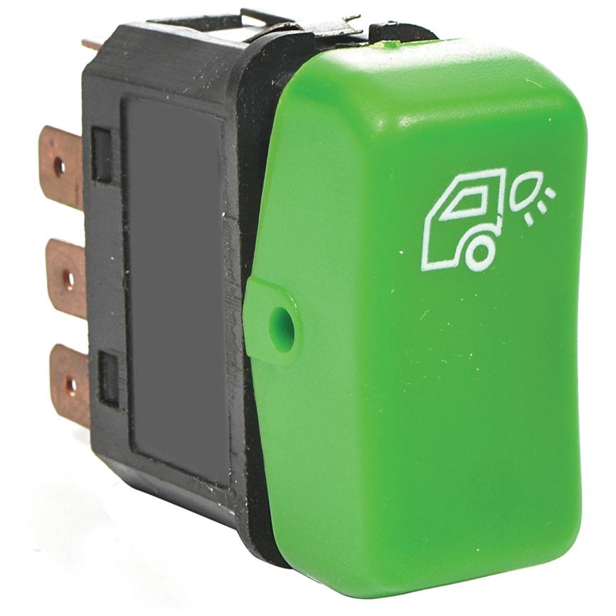 Tecla de Acionamento DA Luz Externa DA Cabine - Universal - 90894 - (1)