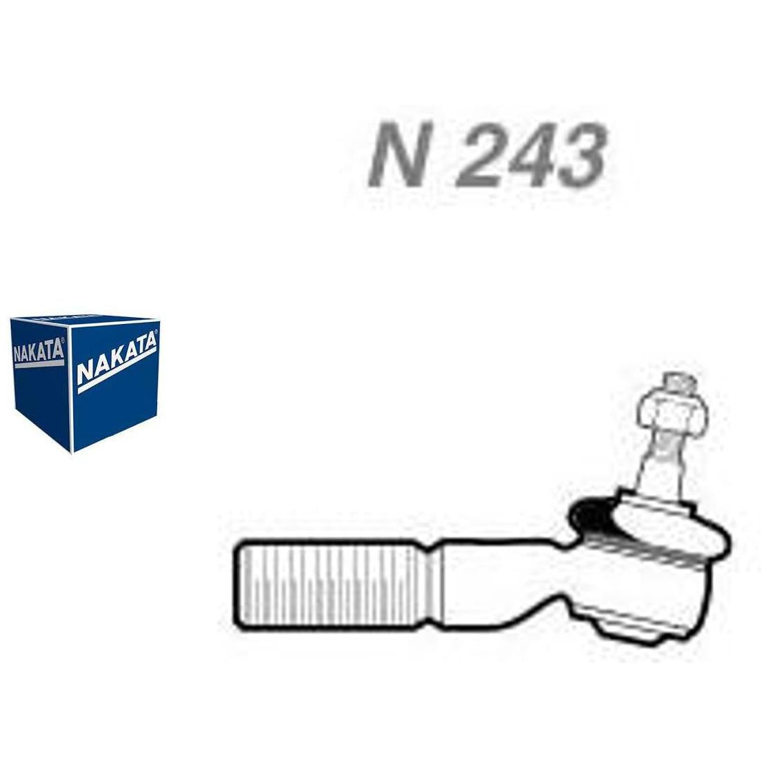 Terminal de Direção Dianteiro Esquerdo - Nakata - N 243 - (1)
