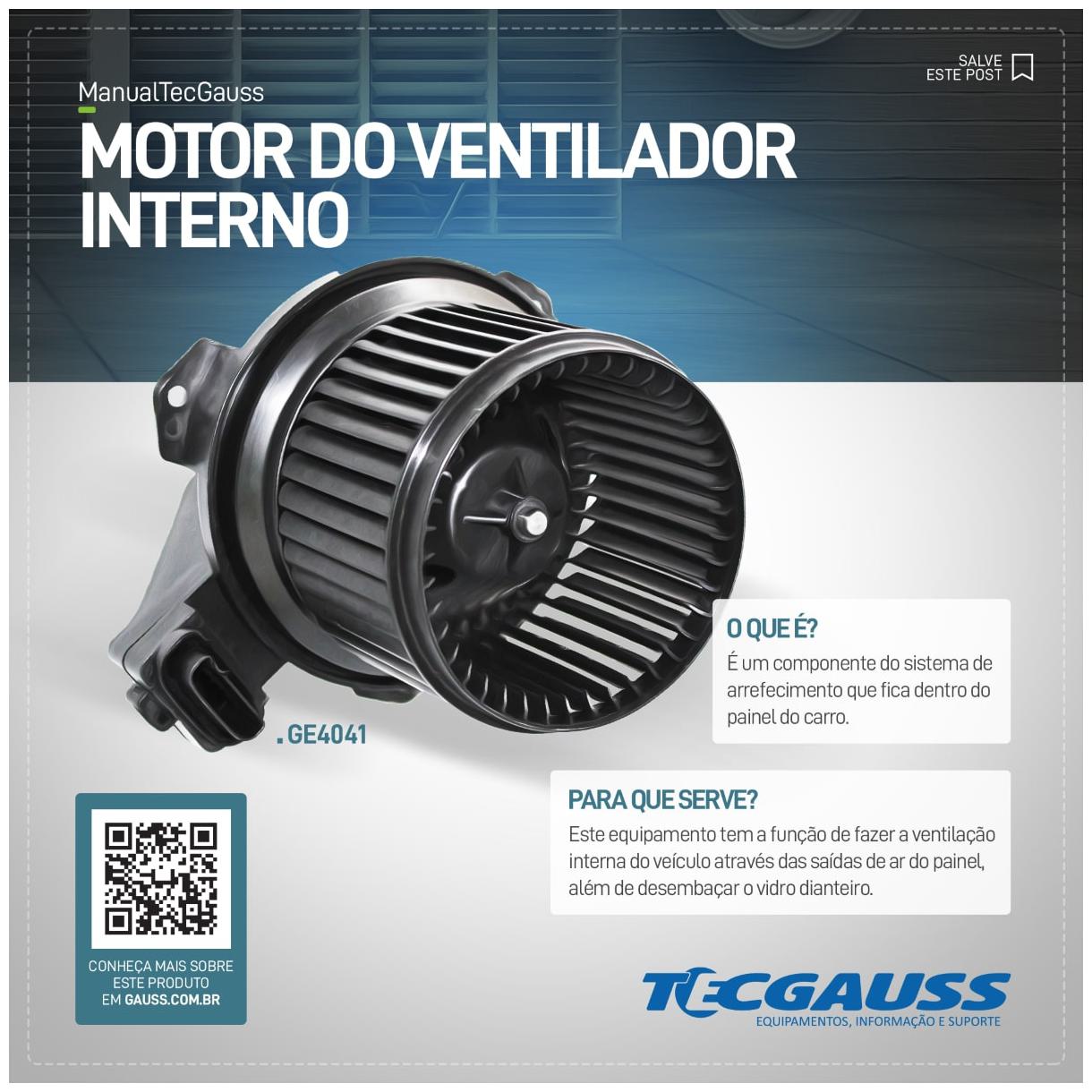 Ventilador Interno - Gauss - GE4118 - (2)
