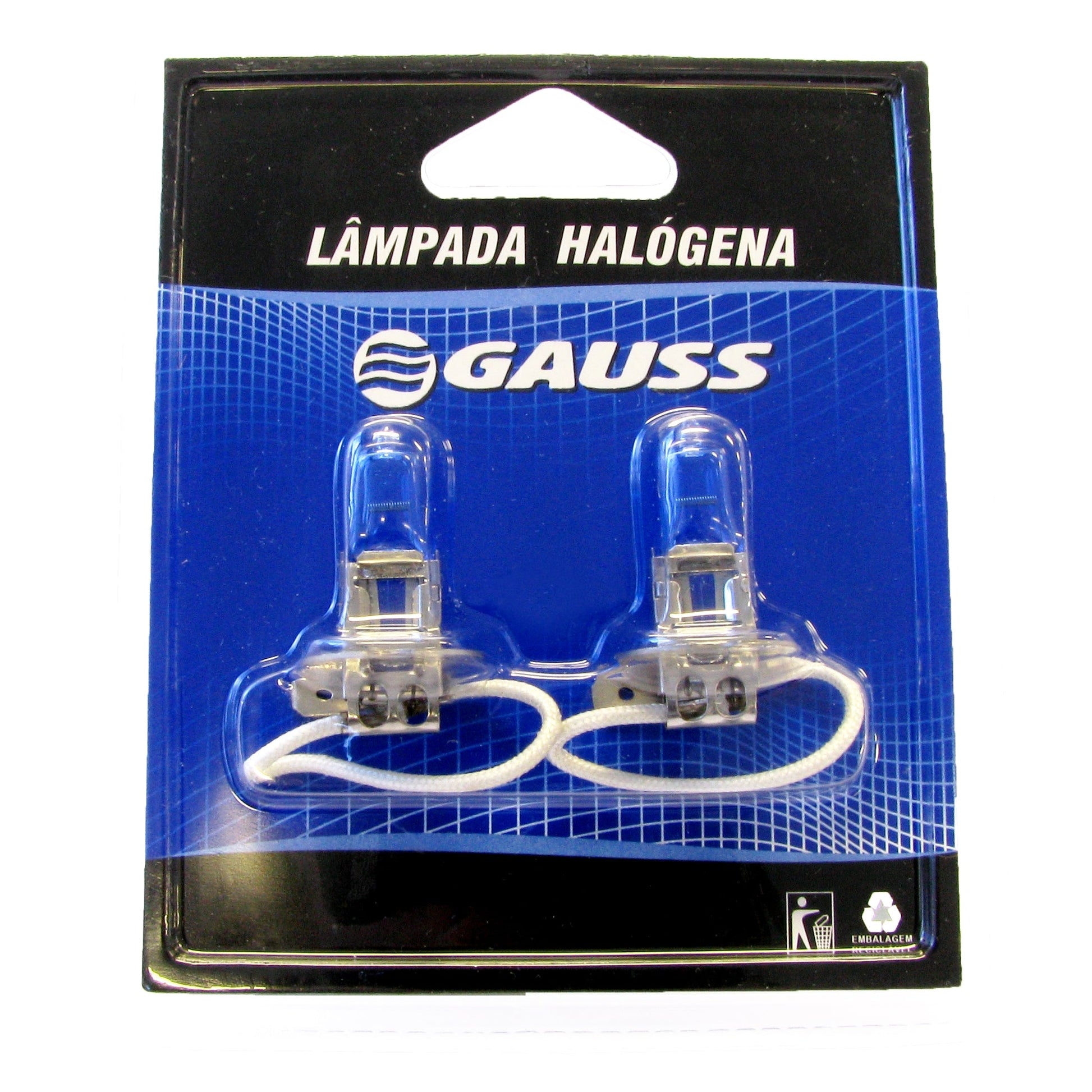 Par Lâmpada H3 55W 12V MaxLight - Gauss - GL57 H3 (0)
