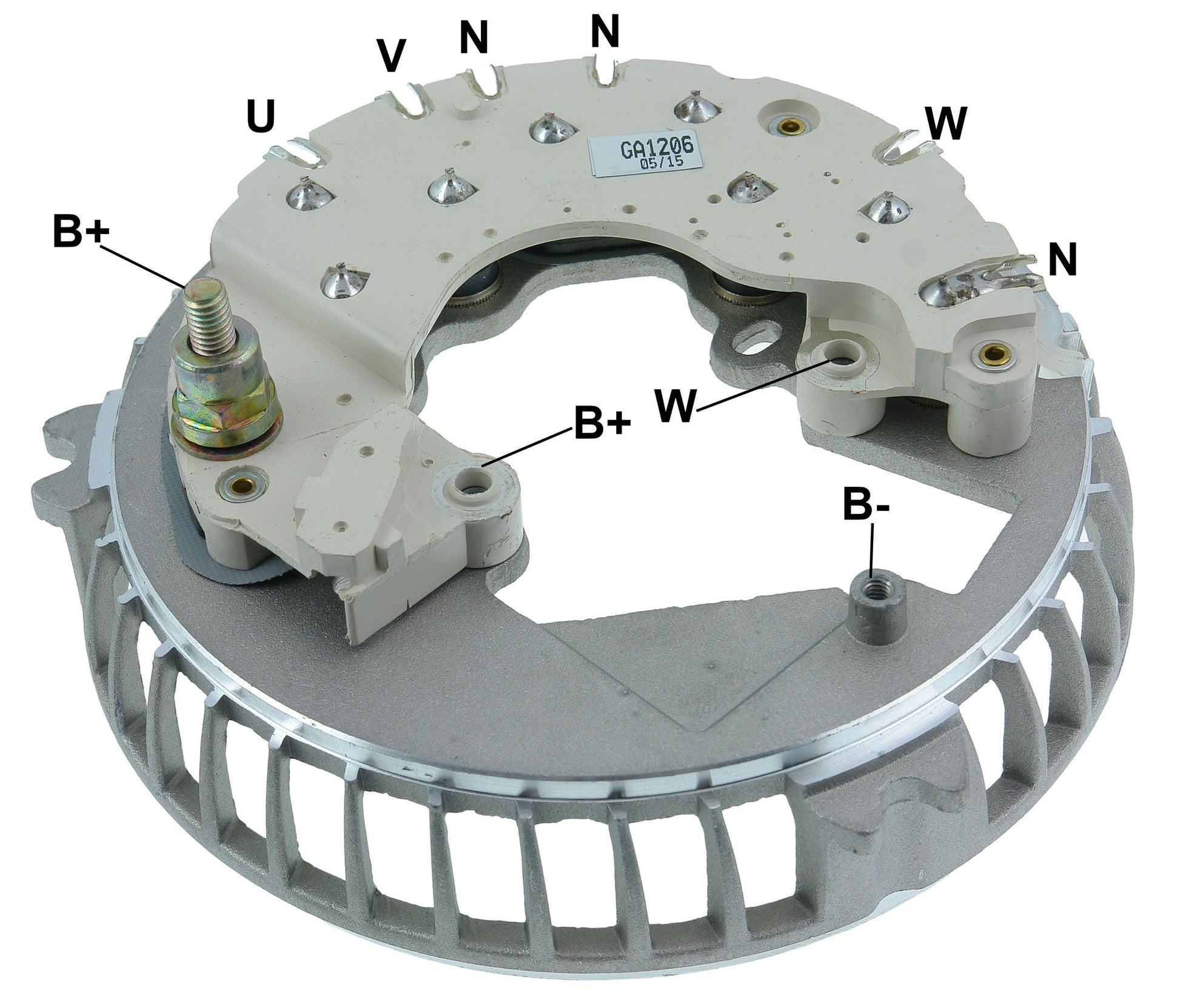 Retificador do Alternador - Gauss - GA1206 (0)