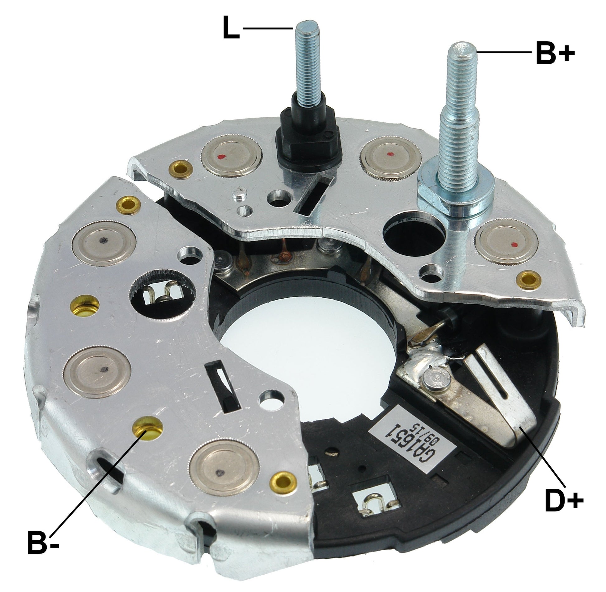 Retificador do Alternador - Gauss - GA1651 (0)